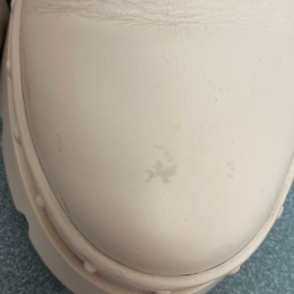 Steve Madden Barclay Chunky Heeled Boot Women’s 8.5 Bone - Picture 9 of 11